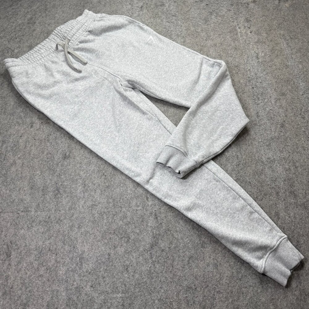 Gymshark Jogger Men M Gray Crest Slim Fit Fleece 28" Tapered A2A4H